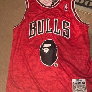 Bulls Bape jersey
